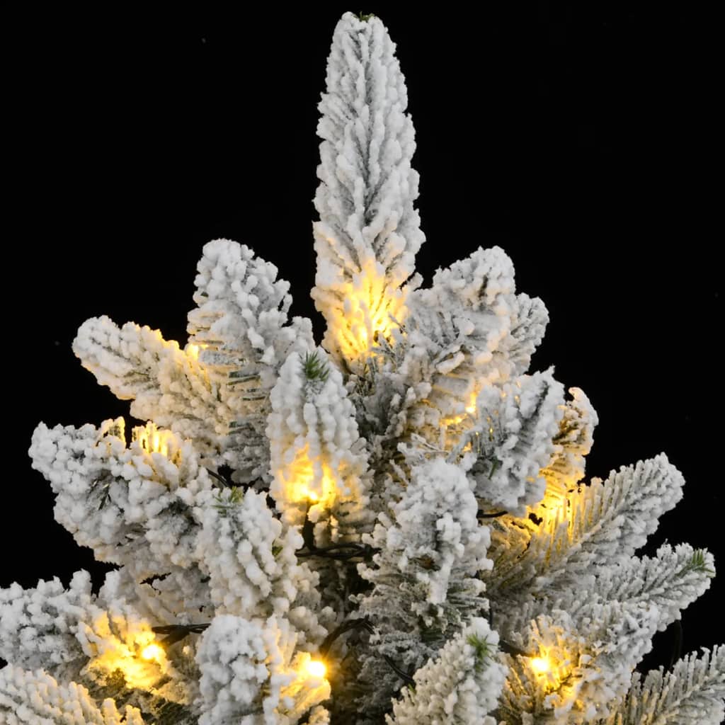 Sapin de Noël artificiel 300 LED et neige floquée 240 cm - XIOS