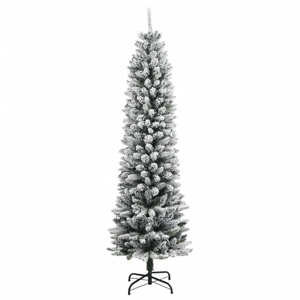 Sapin de Noël artificiel 150 LED et neige floquée 150 cm - XIOS
