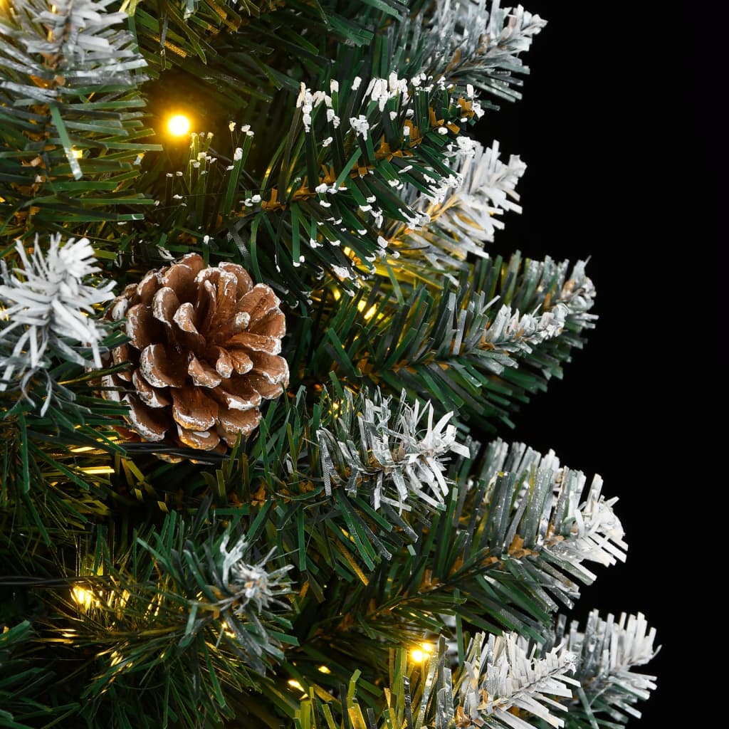 Sapin de Noël artificiel mince 300 LED 180 cm - XIOS