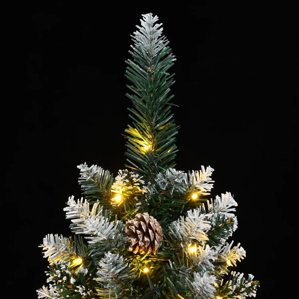 Sapin de Noël artificiel mince 300 LED 210 cm - XIOS