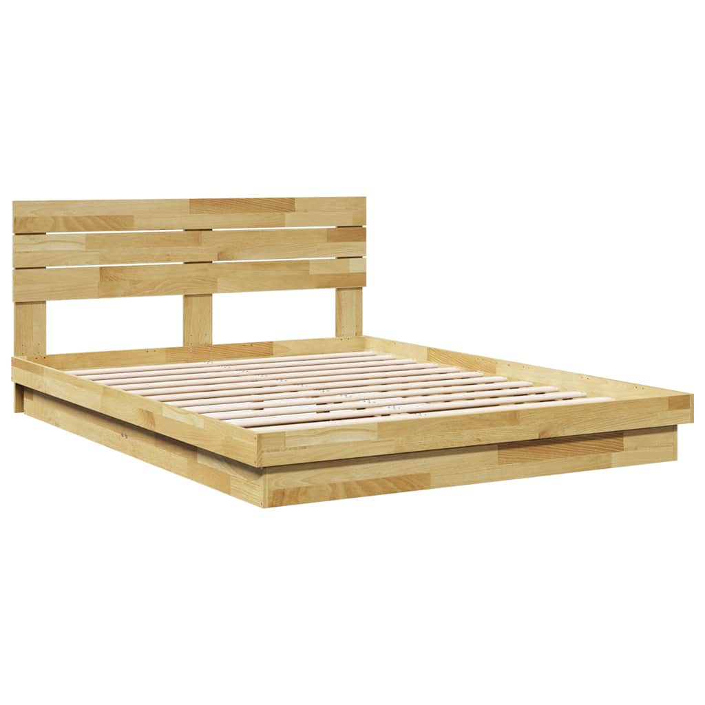 Cadre de lit avec tête de lit sans matelas 150 x 200 cm - XIOS