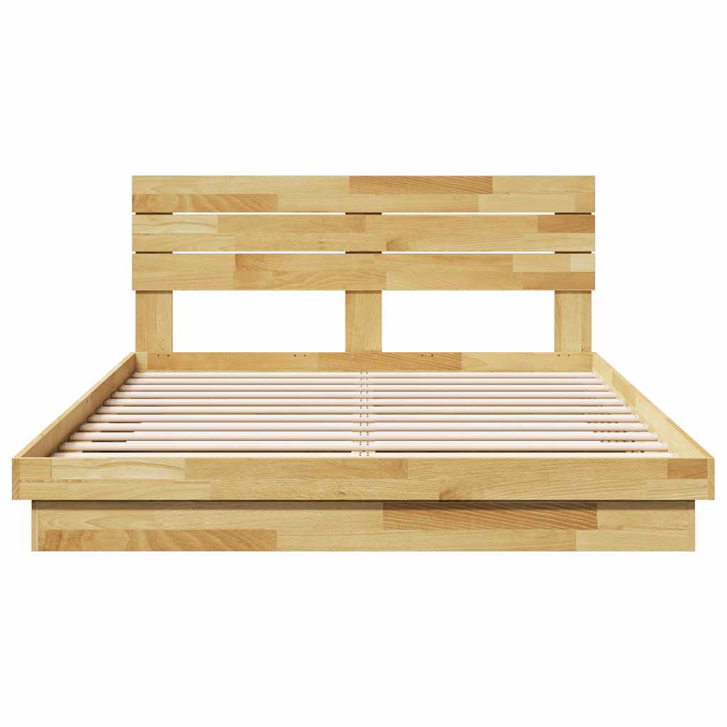 Cadre de lit avec tête de lit sans matelas 150 x 200 cm - XIOS
