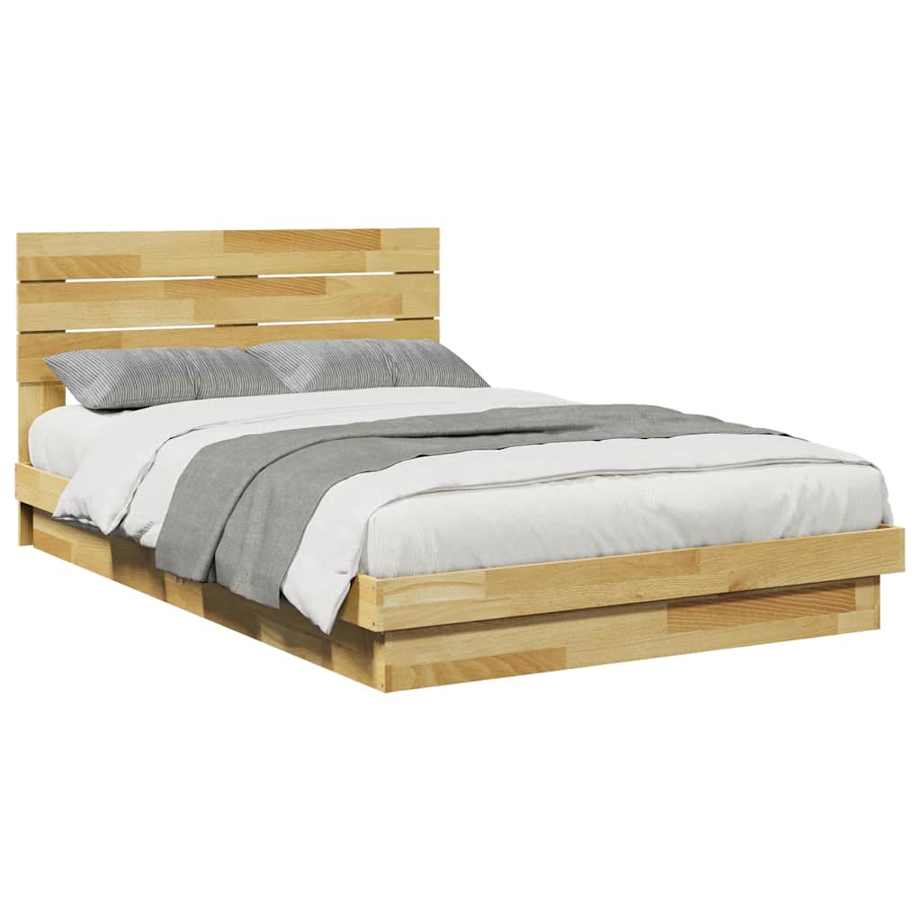 Cadre de lit avec tête de lit sans matelas 120x200 cm - XIOS
