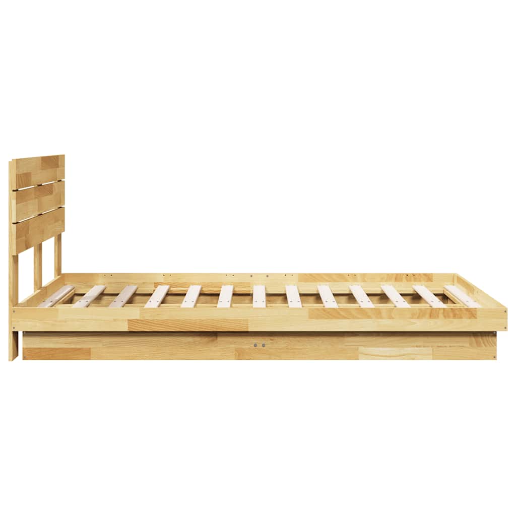 Cadre de lit avec tête de lit sans matelas 120x200 cm - XIOS
