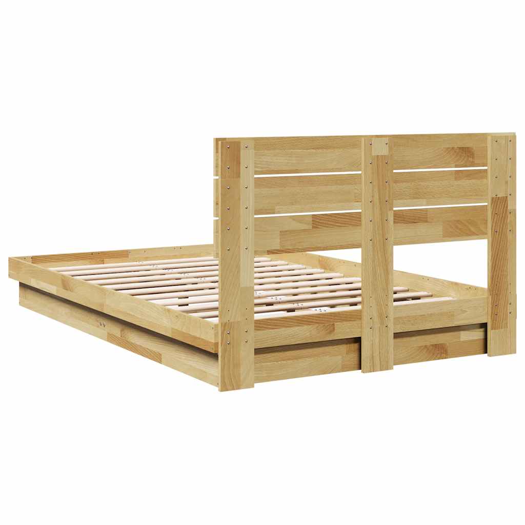 Cadre de lit avec tête de lit sans matelas 120x200 cm - XIOS