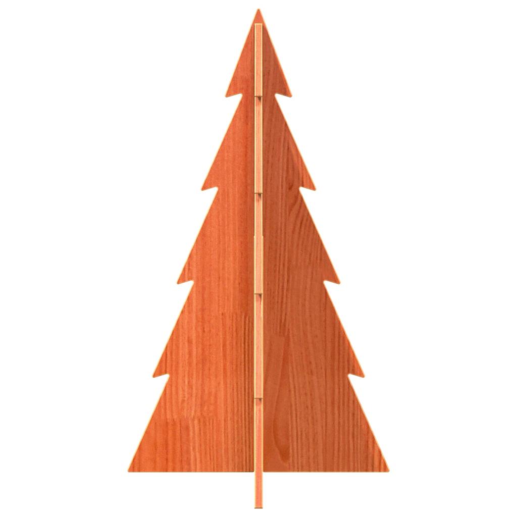 Arbre de Noël en bois pour décoration 80 cm bois de pin massif - XIOS