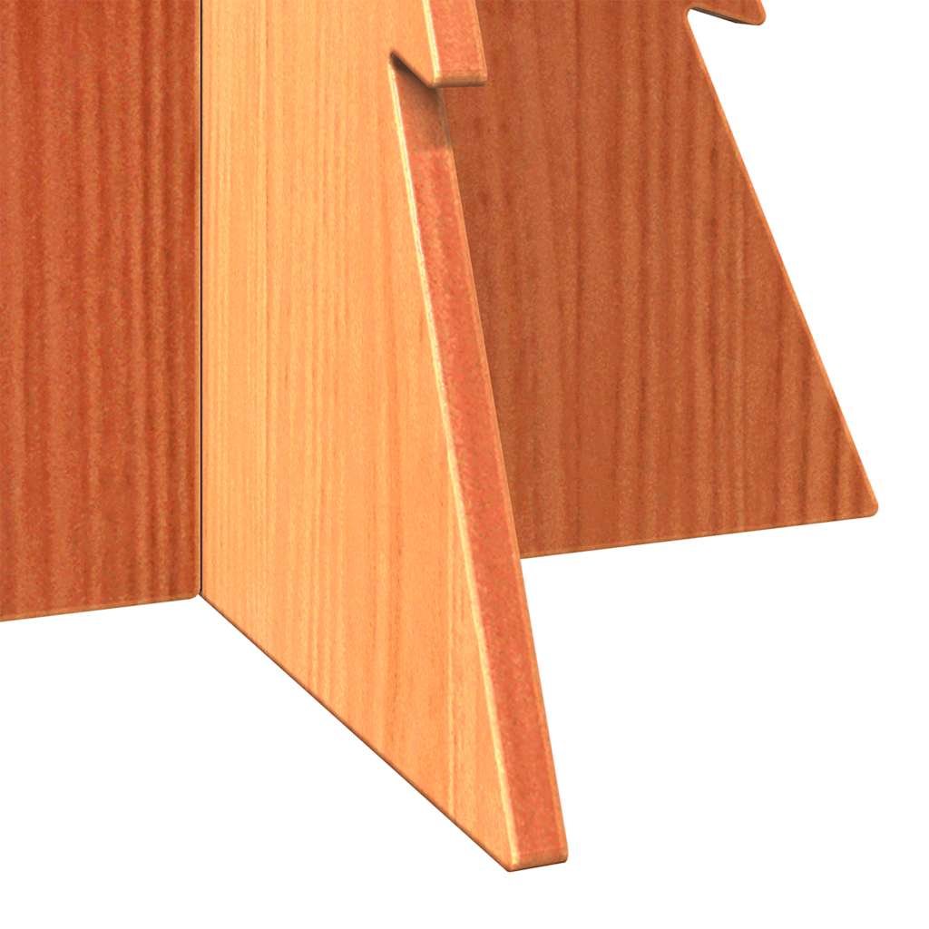 Arbre de Noël en bois pour décoration 80 cm bois de pin massif - XIOS