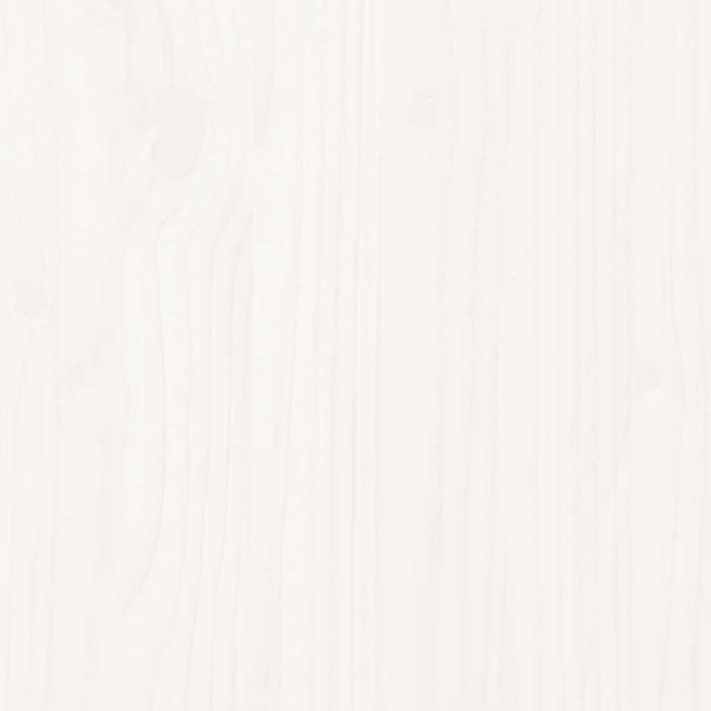 Arbre de Noël en bois pour décoration blanc 112 cm pin massif - XIOS