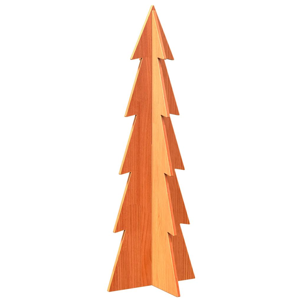 Arbre de Noël en bois pour décoration 112 cm bois de pin massif - XIOS