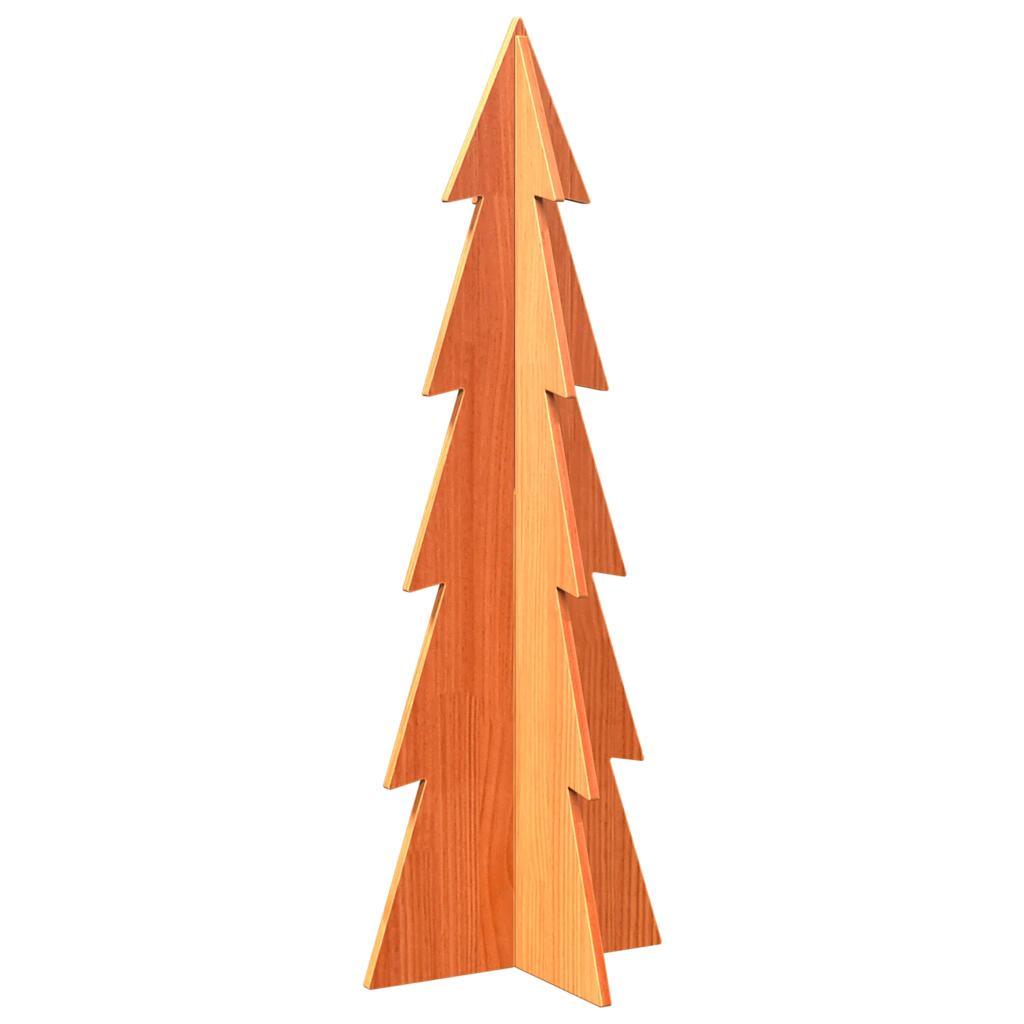 Arbre de Noël en bois pour décoration 112 cm bois de pin massif - XIOS