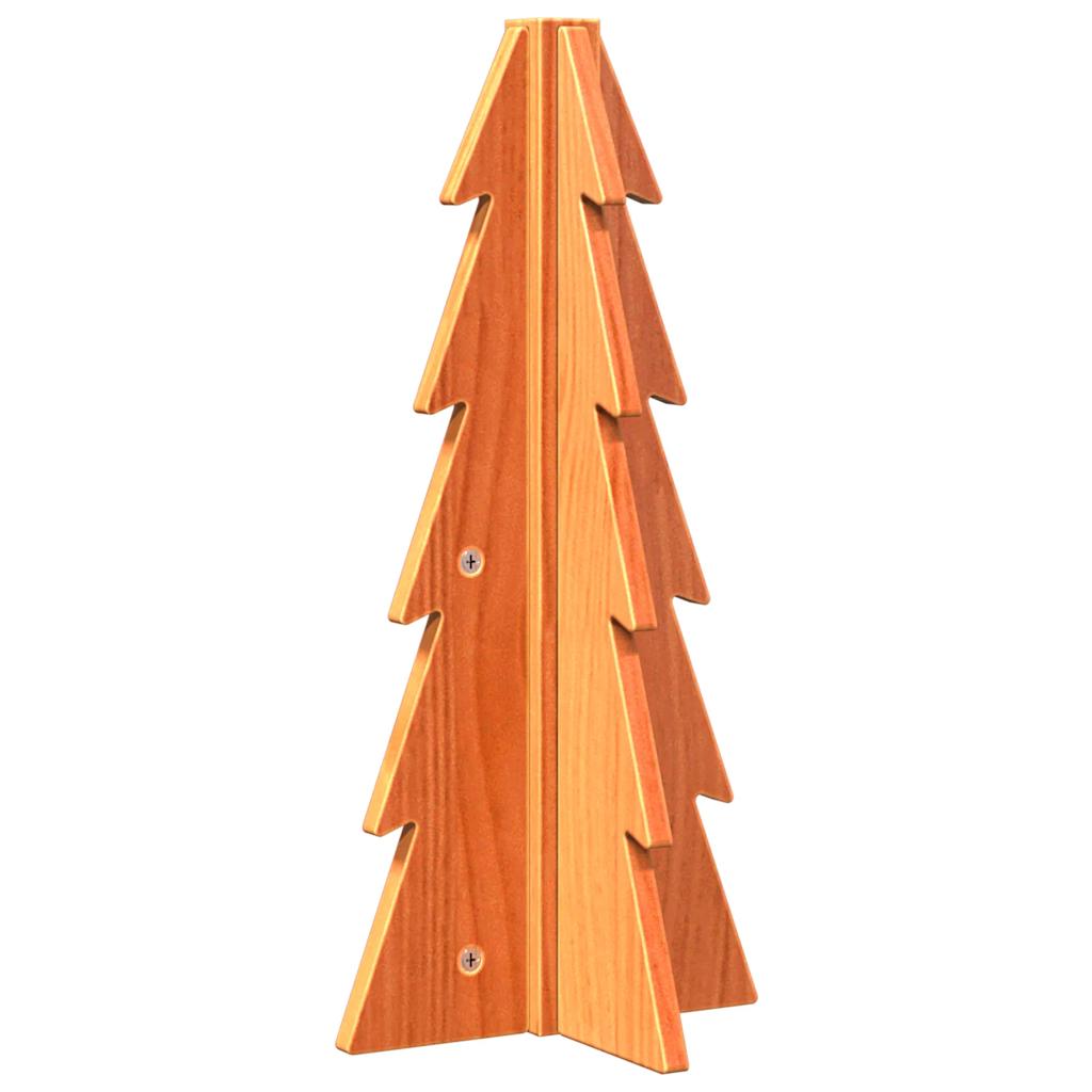 Arbre de Noël en bois pour décoration 49 cm bois de pin massif - XIOS