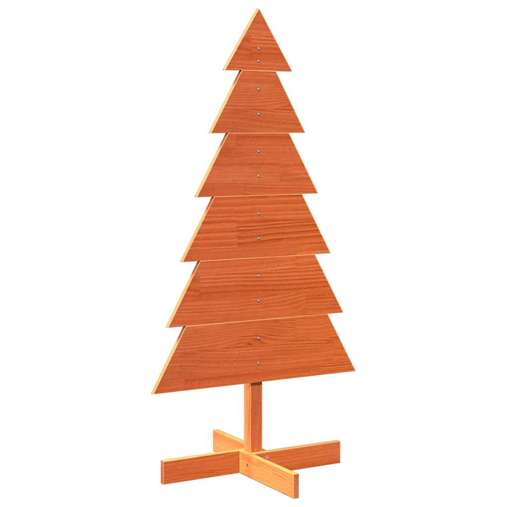 Arbre de Noël en bois pour décoration 120 cm bois de pin massif - XIOS