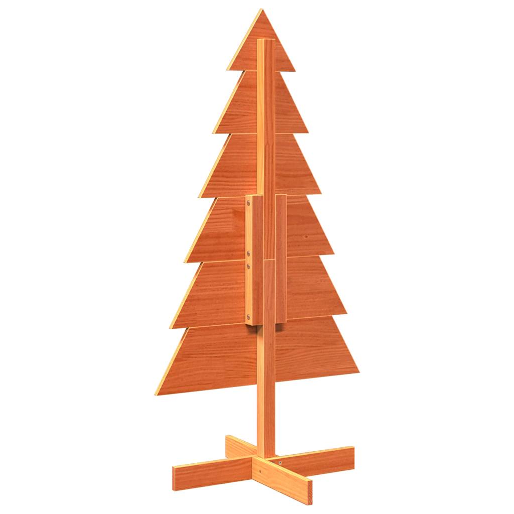 Arbre de Noël en bois pour décoration 120 cm bois de pin massif - XIOS
