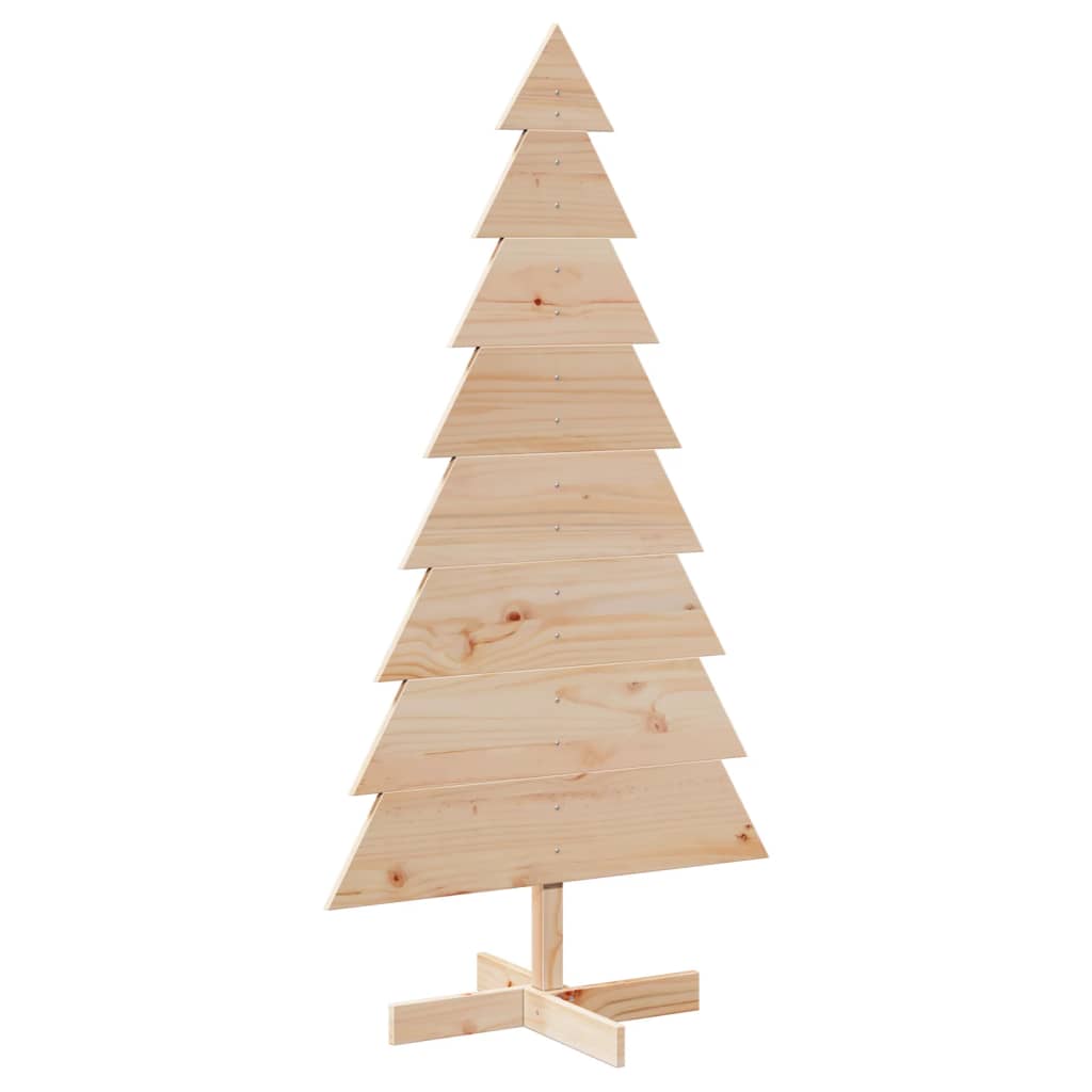 Arbre de Noël en bois pour décoration 150 cm bois massif de pin - XIOS