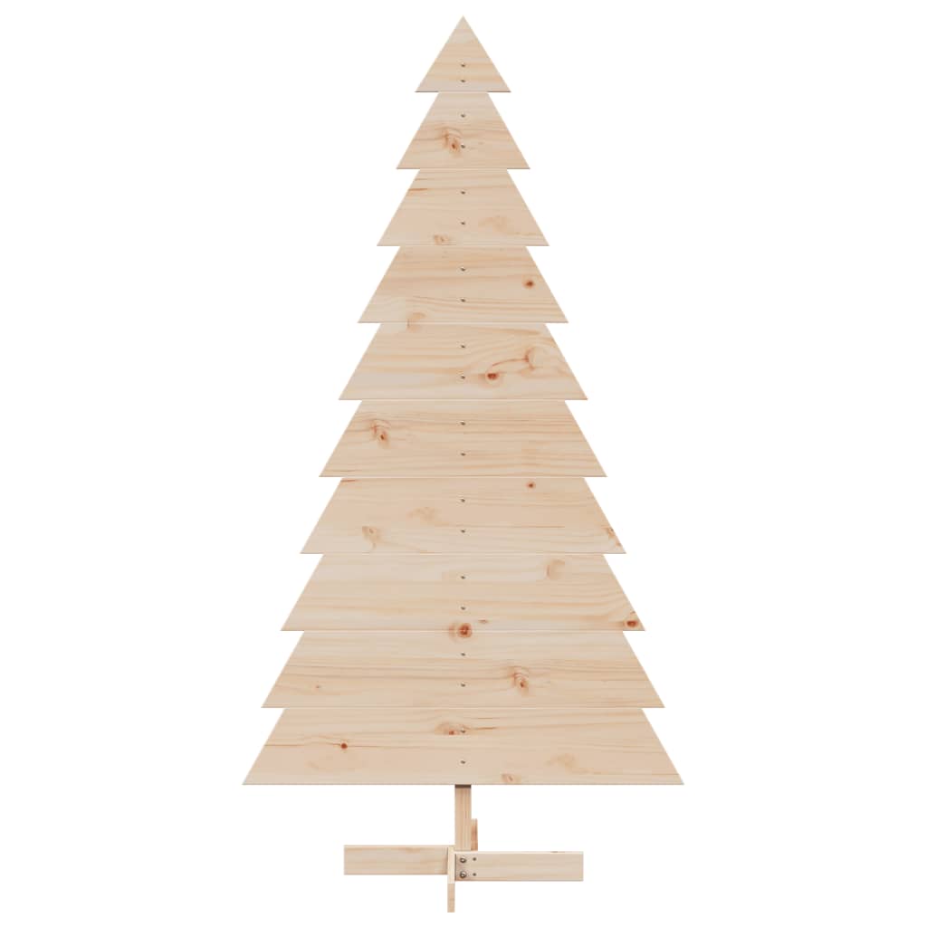 Arbre de Noël en bois pour décoration 180 cm bois massif de pin - XIOS