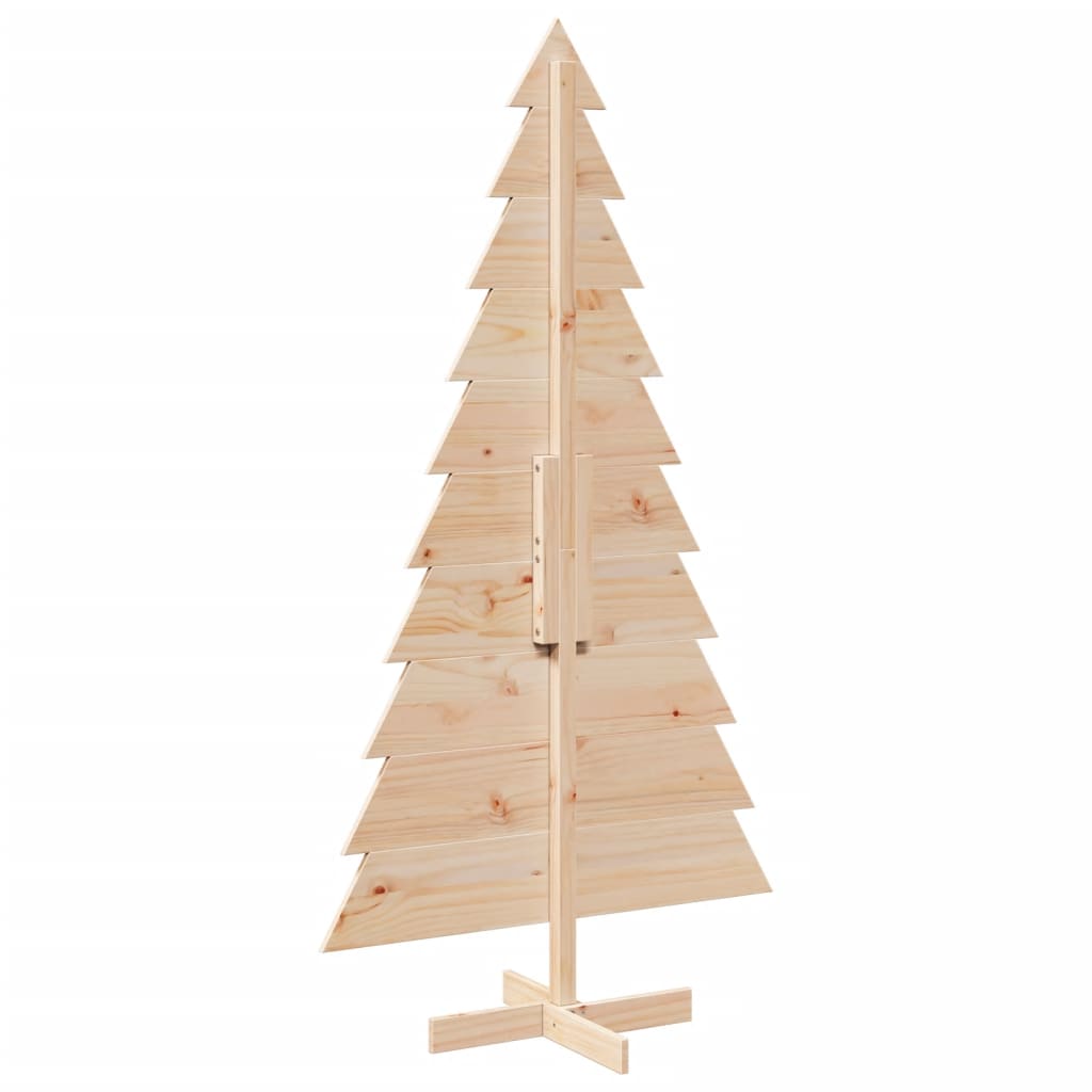 Arbre de Noël en bois pour décoration 180 cm bois massif de pin - XIOS