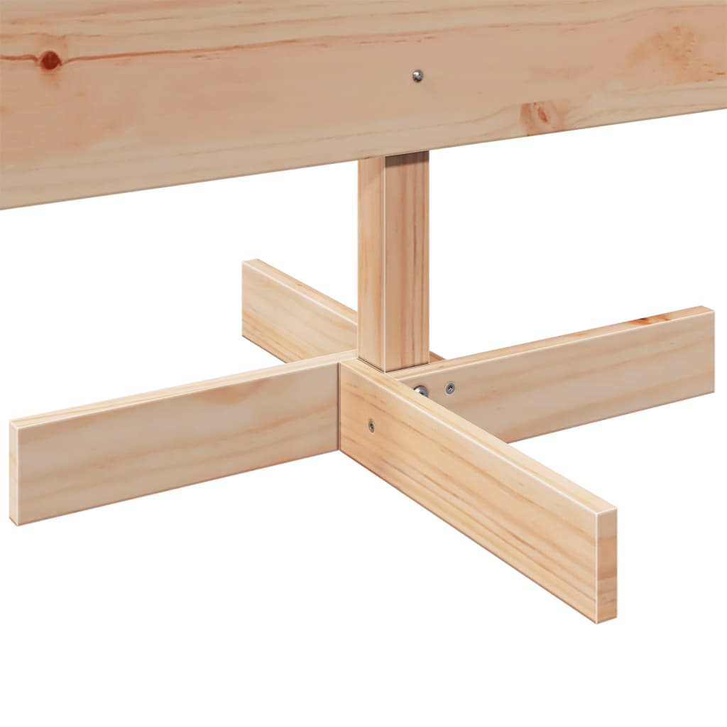 Arbre de Noël en bois pour décoration 180 cm bois massif de pin - XIOS