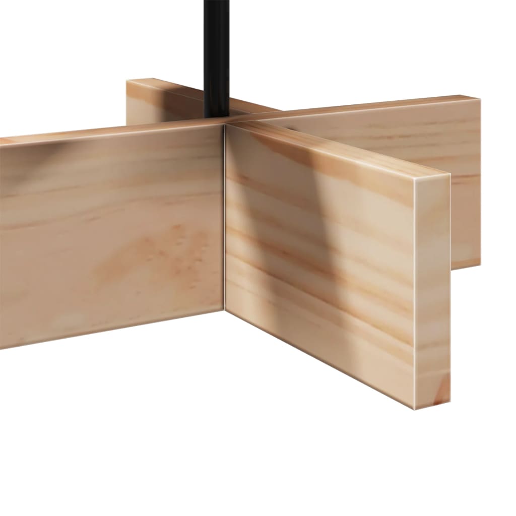 Arbre de Noël en bois pour décoration 60 cm bois massif de pin - XIOS