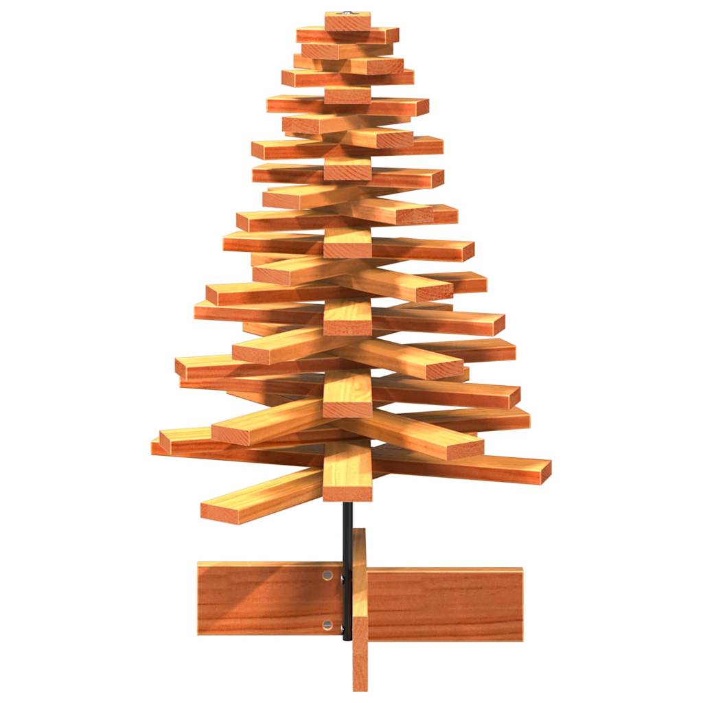 Arbre de Noël en bois pour décoration 80 cm bois de pin massif - XIOS