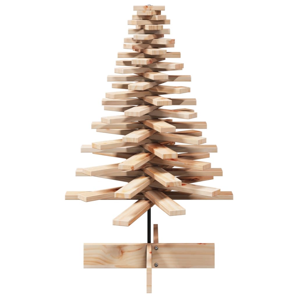 Arbre de Noël en bois pour décoration 100 cm bois massif de pin - XIOS