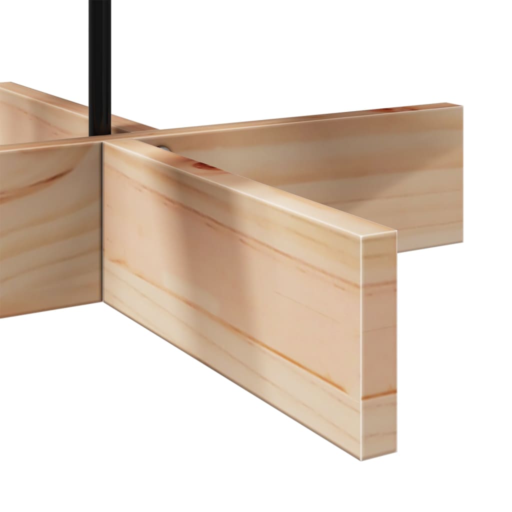 Arbre de Noël en bois pour décoration 100 cm bois massif de pin - XIOS