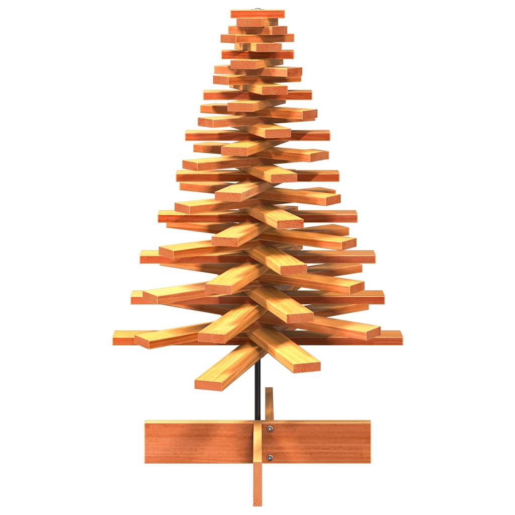 Arbre de Noël en bois pour décoration 100 cm bois de pin massif - XIOS