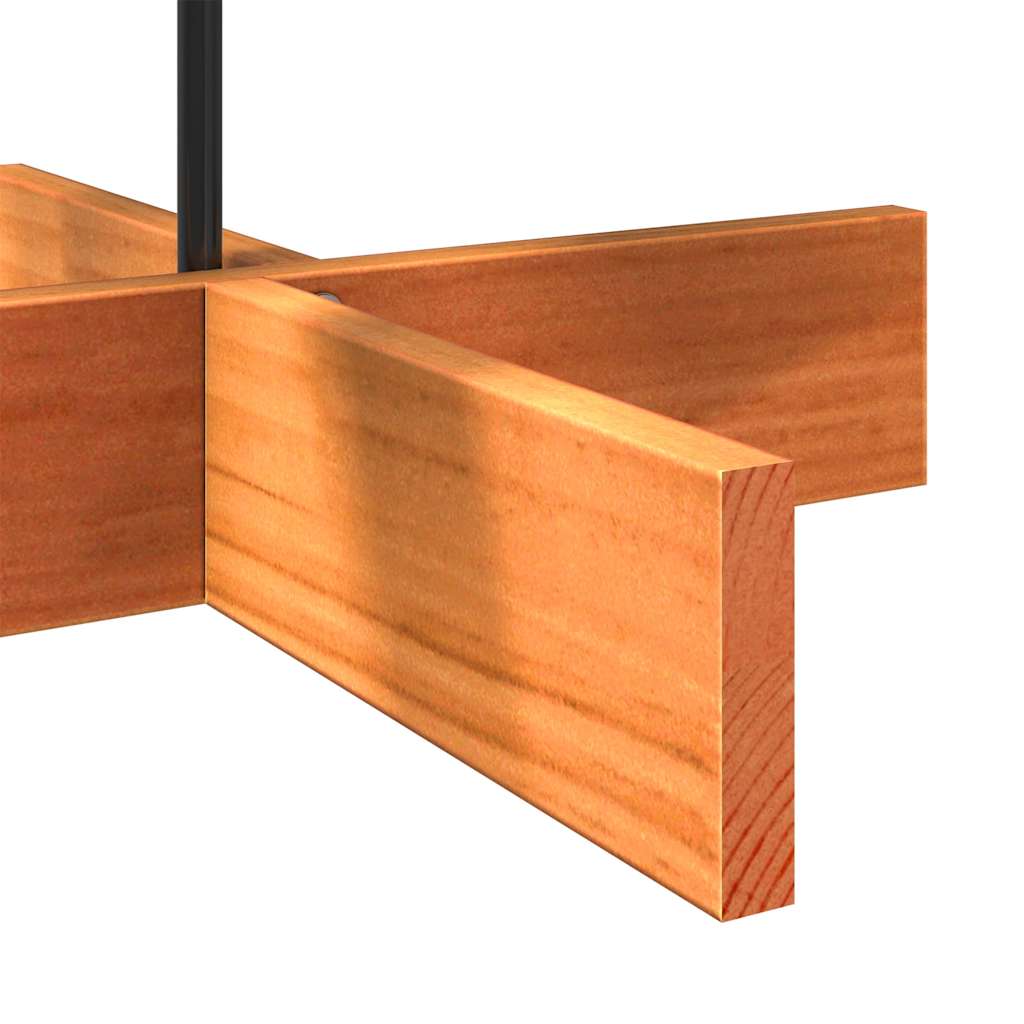 Arbre de Noël en bois pour décoration 100 cm bois de pin massif - XIOS