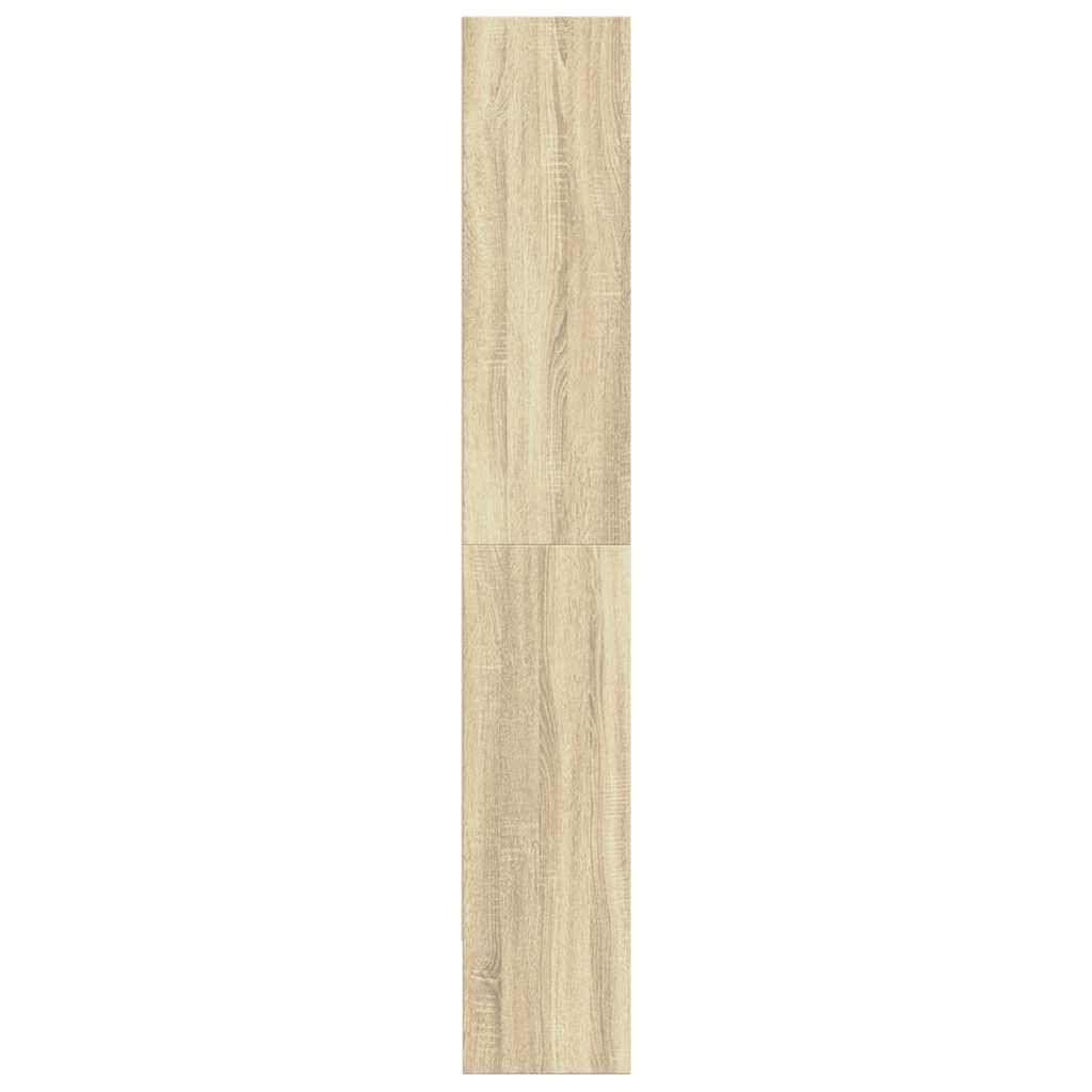 Bibliothèque chêne sonoma 80x30x189 cm bois d'ingénierie - XIOS