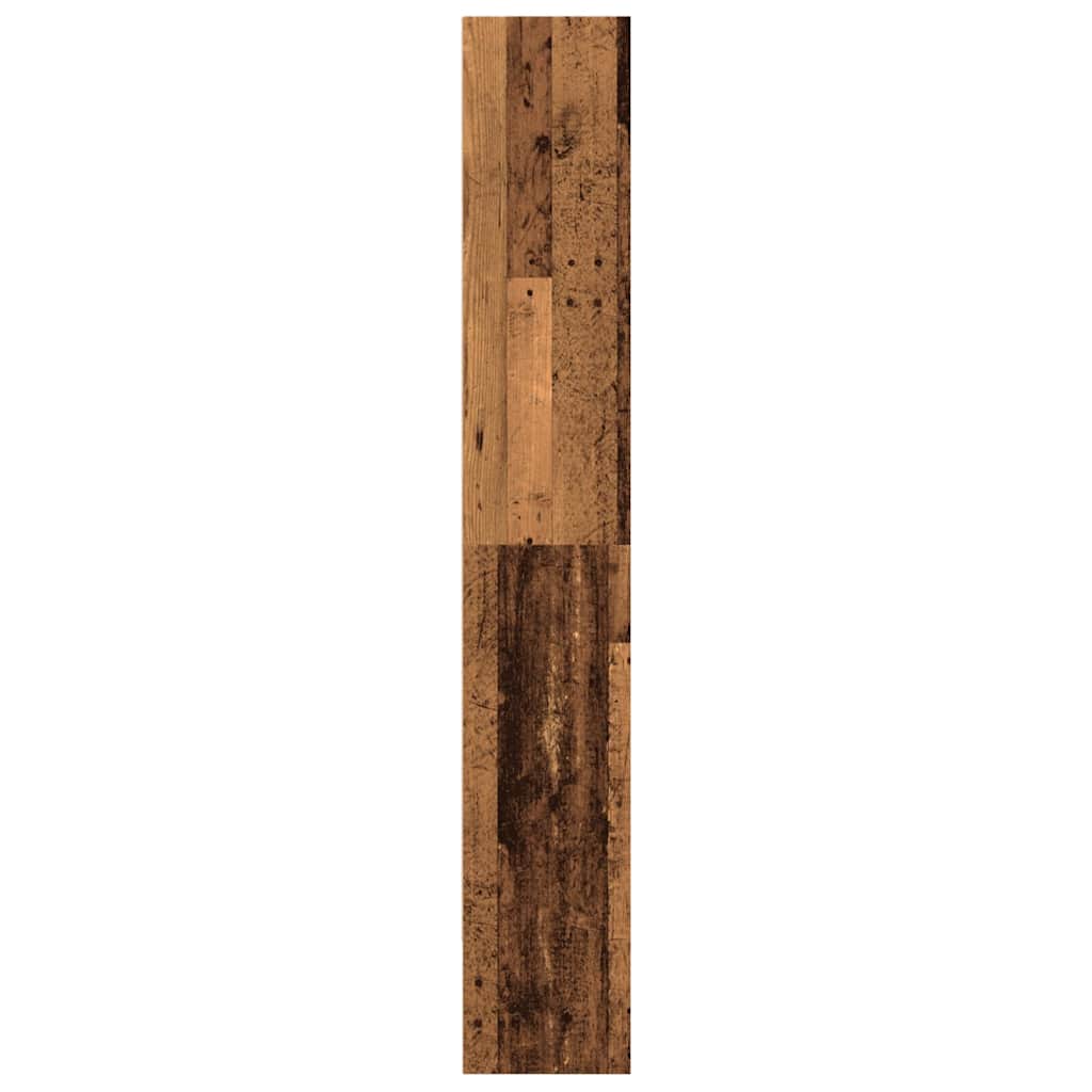Bibliothèque vieux bois 80x30x189 cm bois d'ingénierie - XIOS