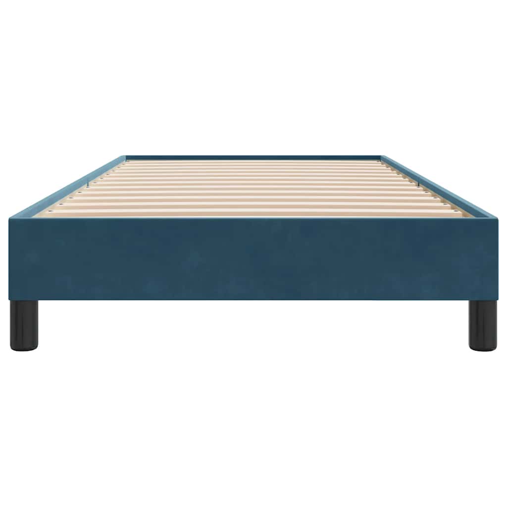 Sommier à lattes de lit sans matelas bleu foncé 80x210 cm - XIOS