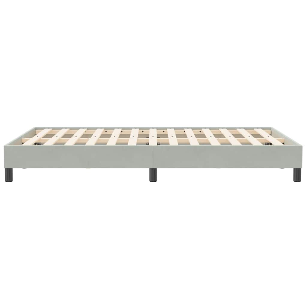 Sommier à lattes de lit sans matelas gris clair 120x210 cm - XIOS