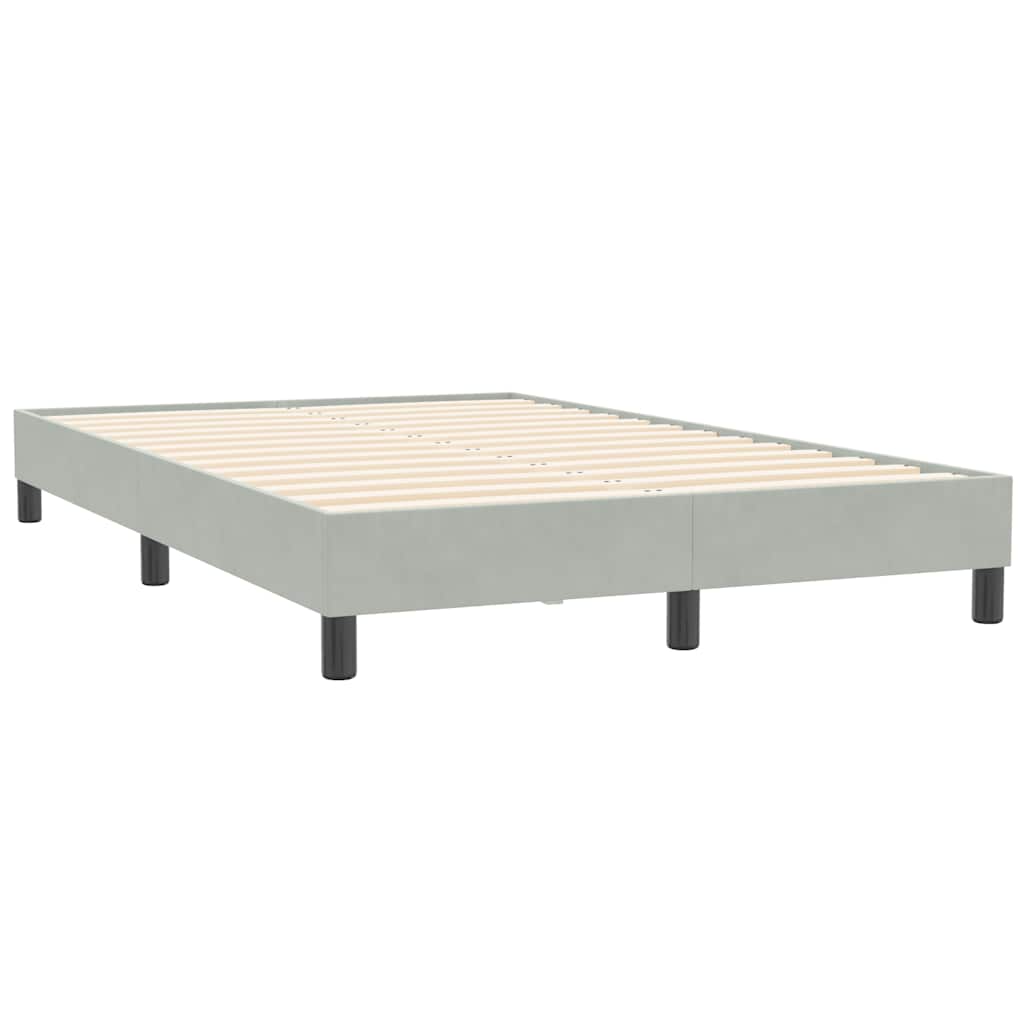 Sommier à lattes de lit sans matelas gris clair 120x210 cm - XIOS