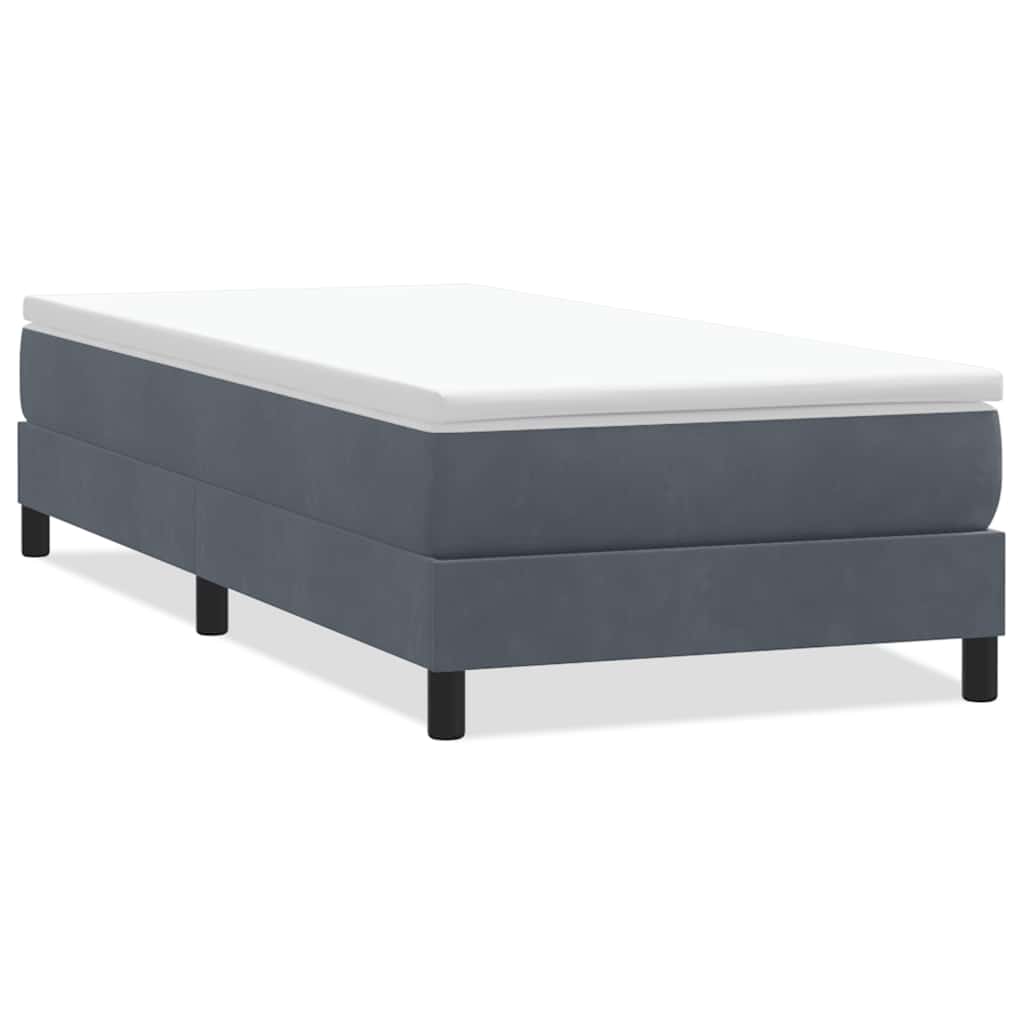 Sommier à lattes de lit sans matelas gris foncé 100x220cm - XIOS