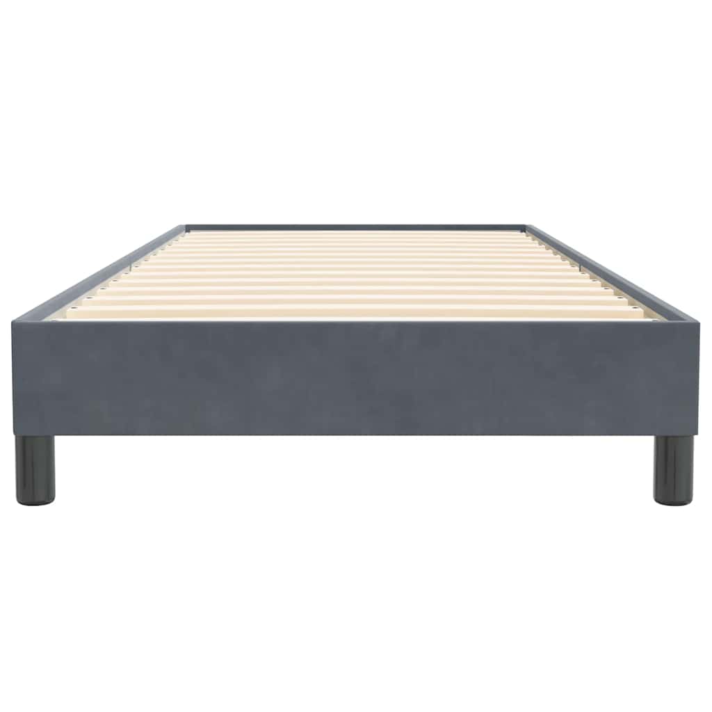 Sommier à lattes de lit sans matelas gris foncé 100x220cm - XIOS