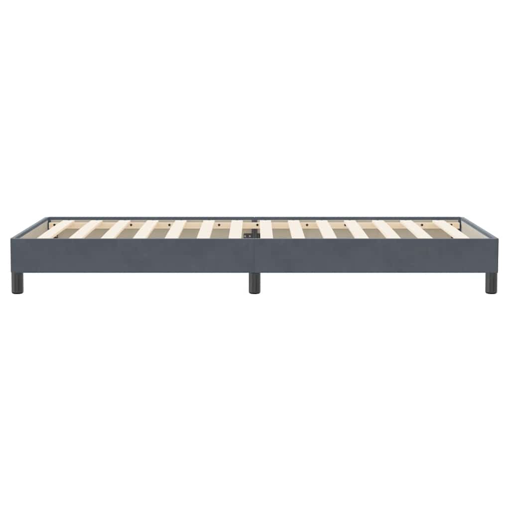 Sommier à lattes de lit sans matelas gris foncé 100x220cm - XIOS