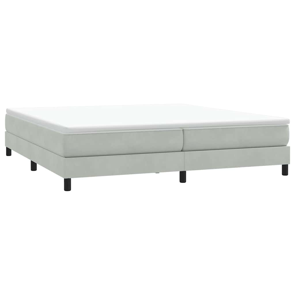 Sommier à lattes de lit sans matelas gris clair 200x220 cm - XIOS