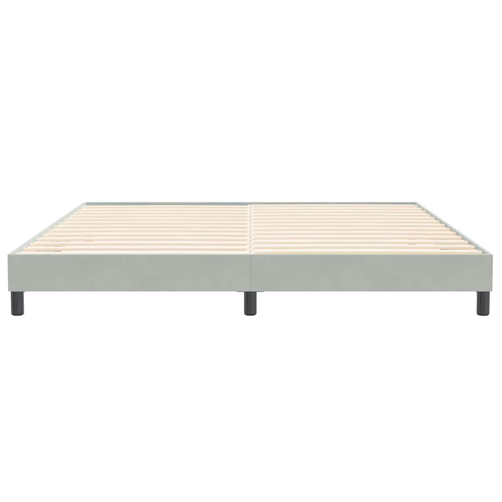 Sommier à lattes de lit sans matelas gris clair 200x220 cm - XIOS
