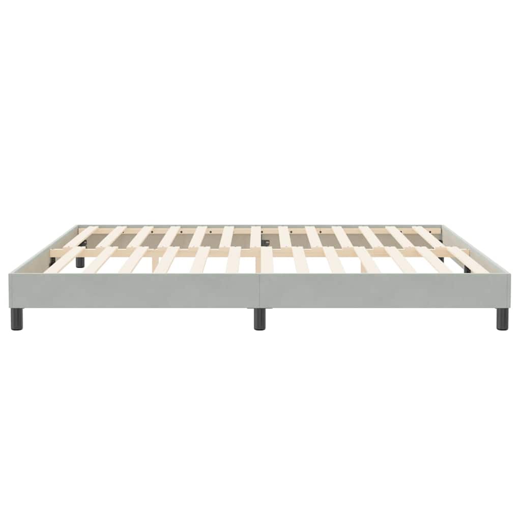 Sommier à lattes de lit sans matelas gris clair 200x220 cm - XIOS