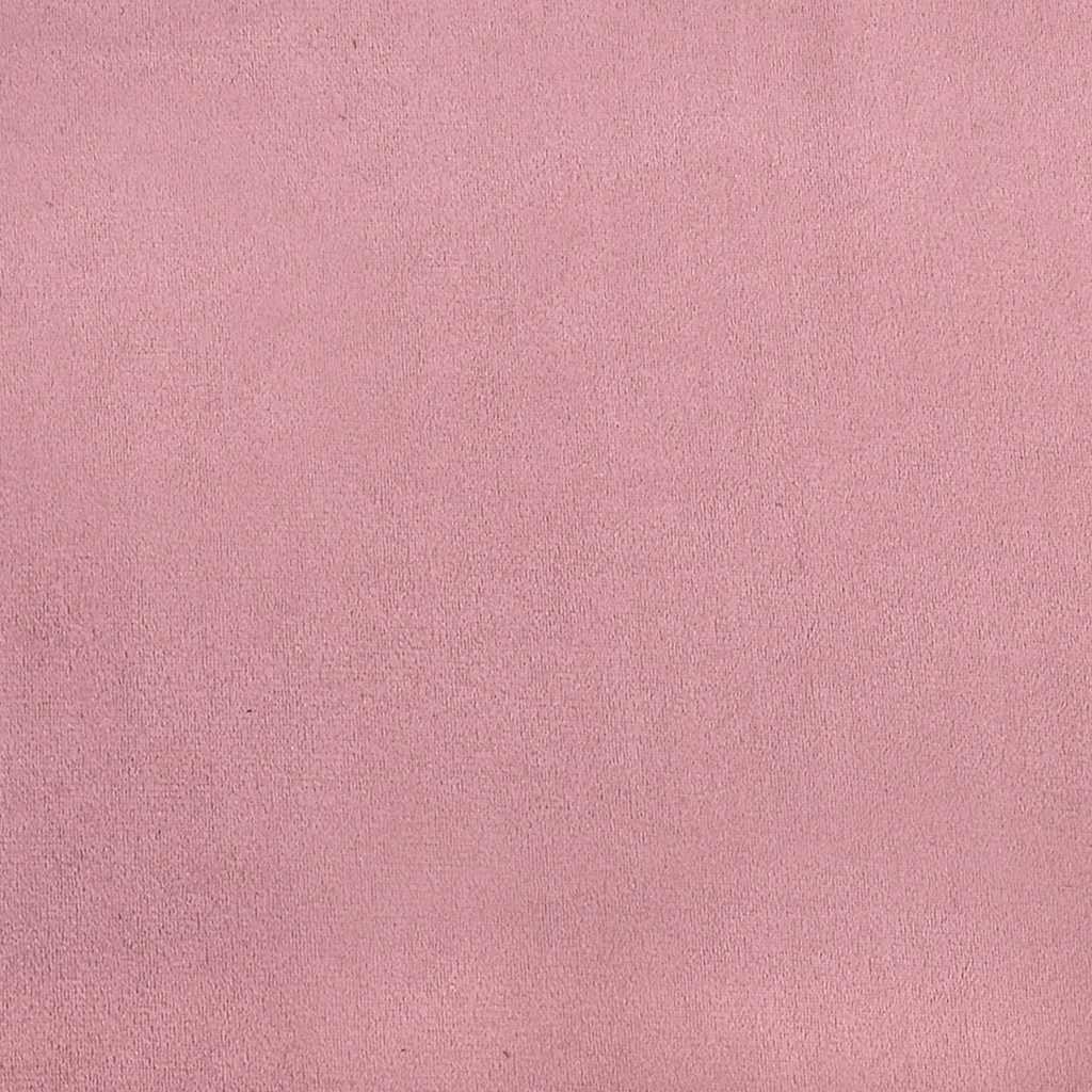 Sommier à lattes de lit avec matelas rose 140x210 cm velours - XIOS