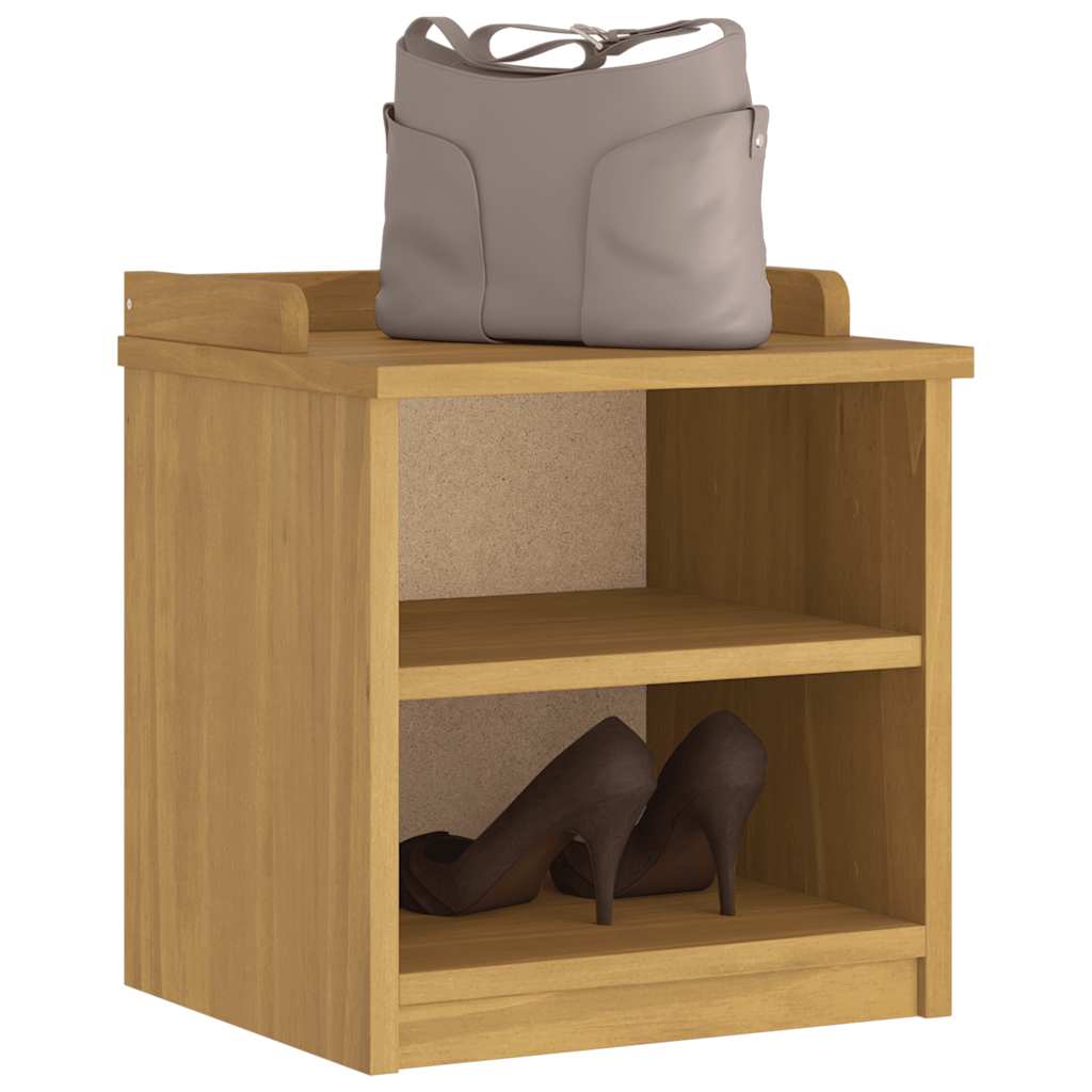 Banc de couloir SANDNES 45x40x50 cm bois de pin massif - XIOS