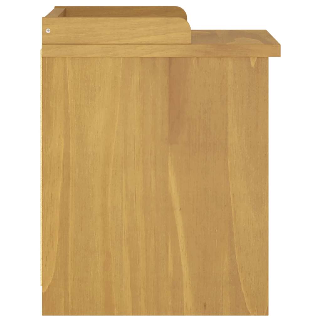Banc de couloir SANDNES 45x40x50 cm bois de pin massif - XIOS