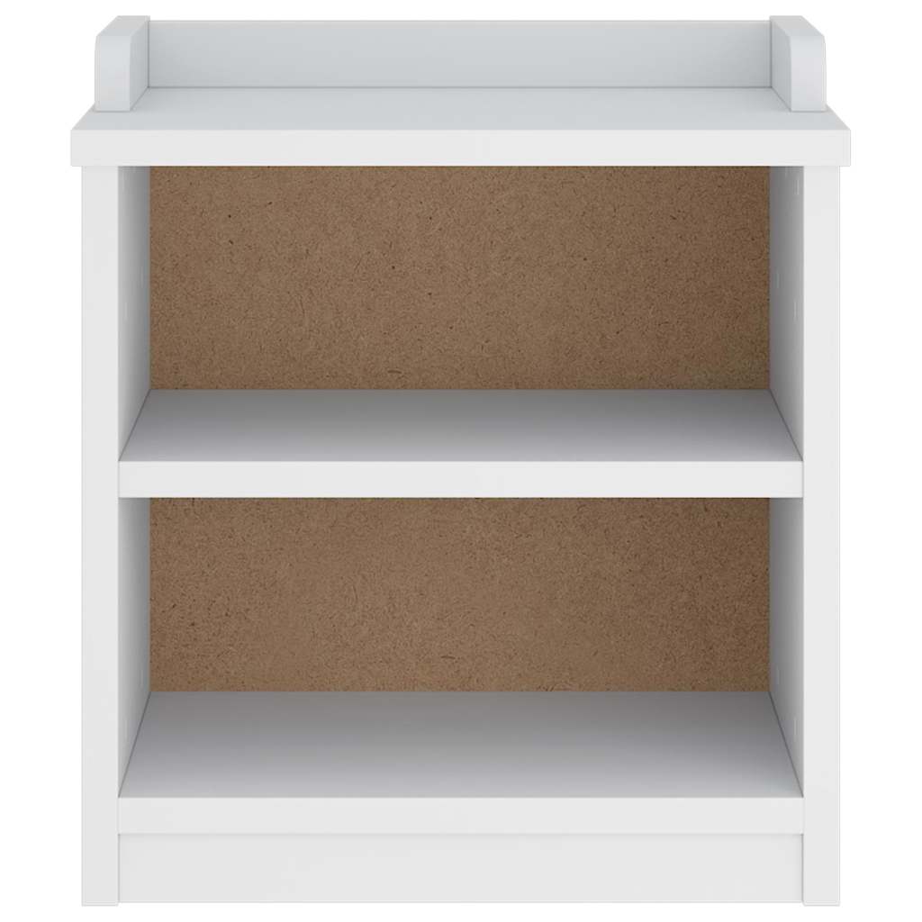 Banc de couloir SANDNES blanc 45x40x50 cm bois de pin massif - XIOS