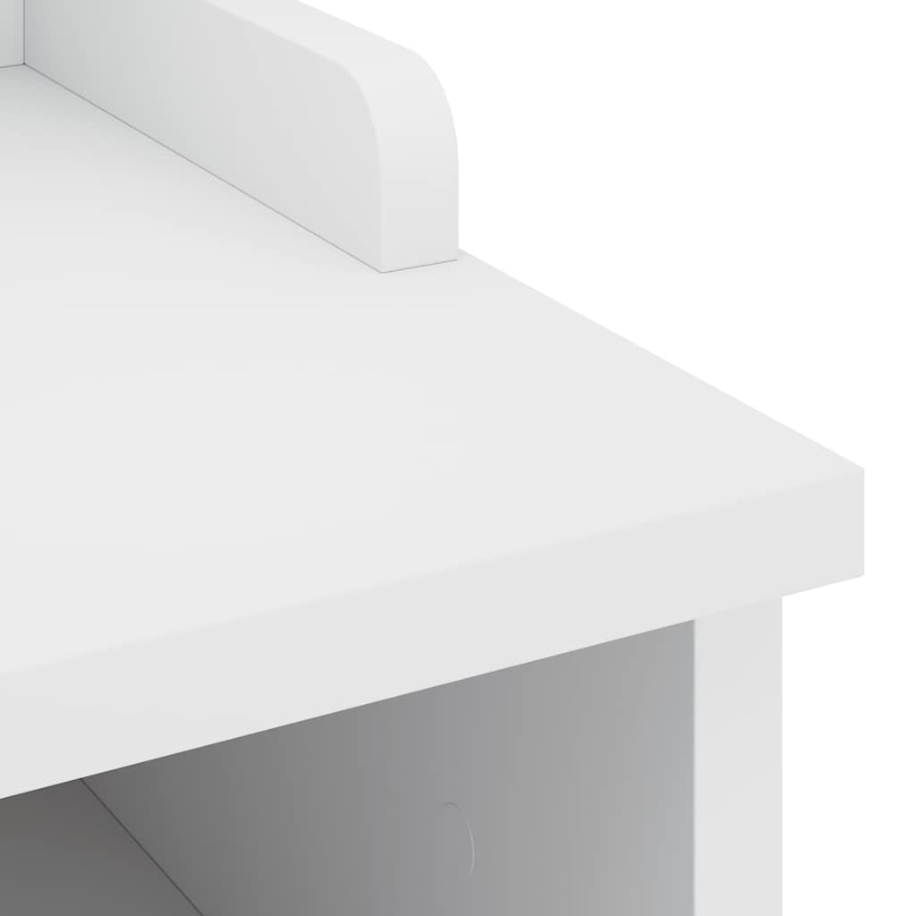 Banc de couloir SANDNES blanc 45x40x50 cm bois de pin massif - XIOS