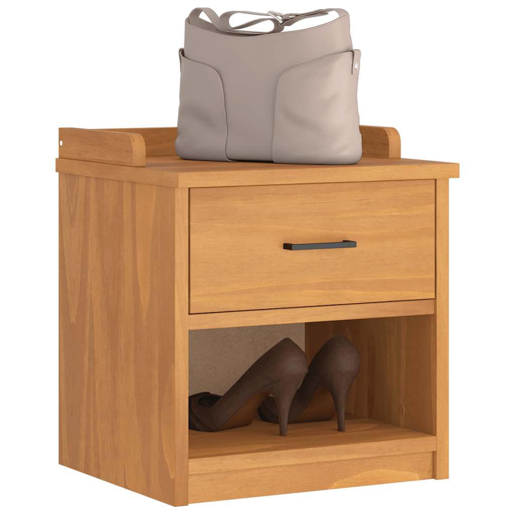 Banc de couloir SANDNES 45x40x50 cm bois de pin massif - XIOS