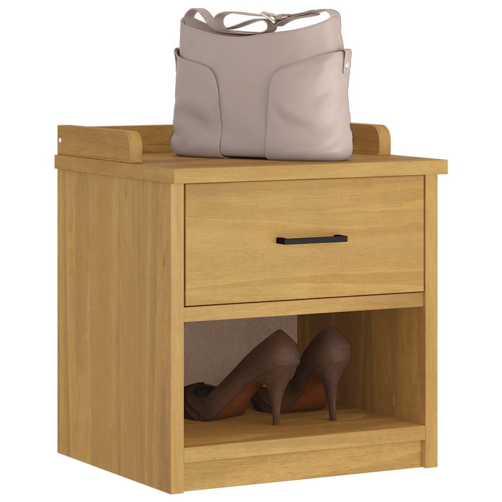 Banc de couloir SANDNES 45x40x50 cm bois de pin massif - XIOS