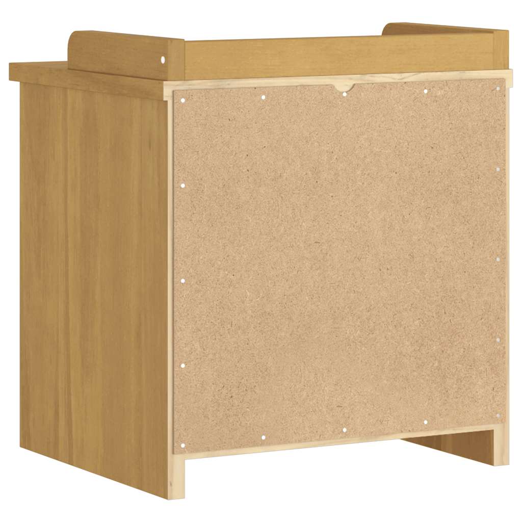 Banc de couloir SANDNES 45x40x50 cm bois de pin massif - XIOS