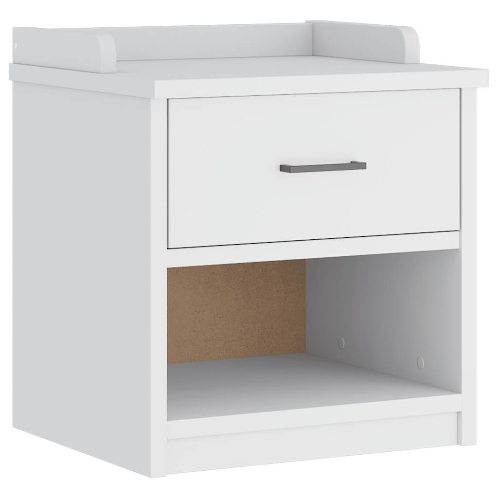 Banc de couloir SANDNES blanc 45x40x50 cm bois de pin massif - XIOS