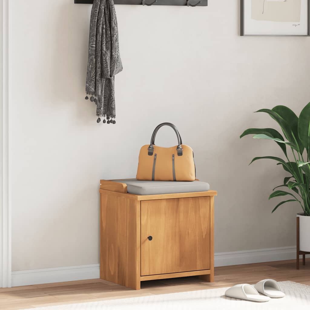 Banc de couloir SANDNES 45x40x50 cm bois de pin massif - XIOS