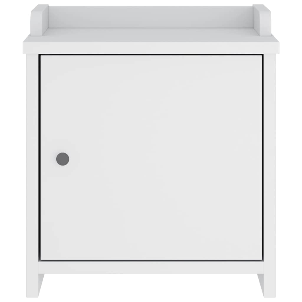 Banc de couloir SANDNES blanc 45x40x50 cm bois de pin massif - XIOS