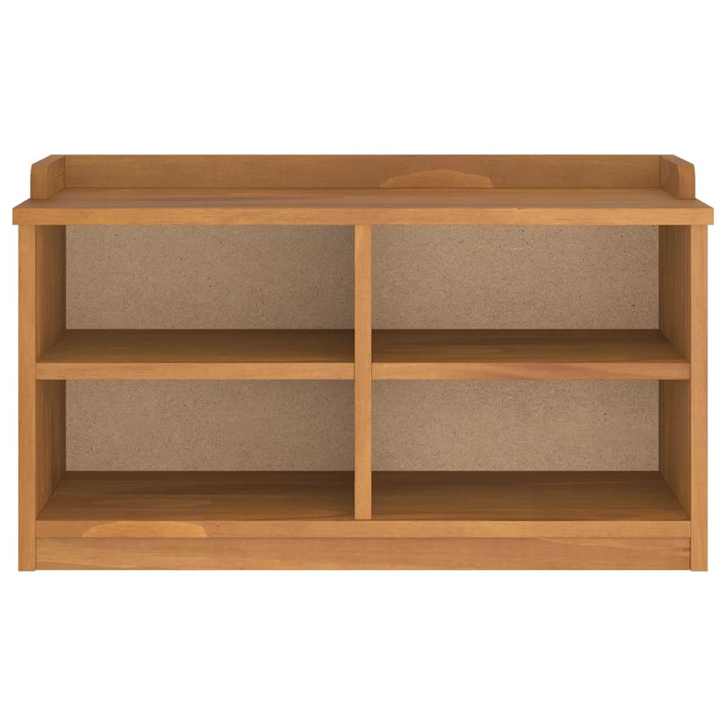 Banc de couloir SANDNES 87x40x50 cm bois de pin massif - XIOS